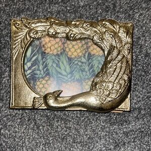 Decorative Gold Peacock Picture Frame - Elegant Home Accent